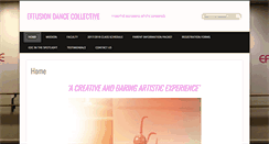 Desktop Screenshot of effusiondancecollective.org